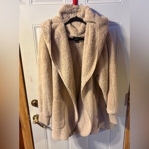 VICI Teddy Faux Shearling Coat, One Size, Cozy Beige Jacket